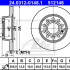 Brzdový kotouč ATE 24.0312-0148 (AT 512148)