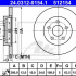 Brzdový kotouč ATE 24.0312-0154 (AT 512154)