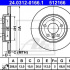 Brzdový kotouč ATE 24.0312-0166 (AT 512166)