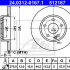 Brzdový kotouč ATE 24.0312-0167 (AT 512167)