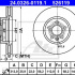 Brzdový kotouč ATE 24.0326-0119 (AT 526119)