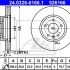 Brzdový kotouč ATE 24.0326-0166 (AT 526166)