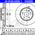 Brzdový kotouč ATE 24.0330-0209 (AT 530209)