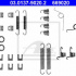 Sada příslušenství, brzdové čelisti ATE 03.0137-9020 (AT 669020)