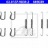 Sada příslušenství, brzdové čelisti ATE 03.0137-9039 (AT 669039)