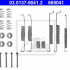 Sada příslušenství, brzdové čelisti ATE 03.0137-9041 (AT 669041)