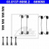 Sada příslušenství, parkovací brzdové čelisti ATE 03.0137-9058 (AT 669058)