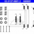 Sada příslušenství, brzdové čelisti ATE 03.0137-9081 (AT 669081)