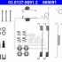 Sada příslušenství, brzdové čelisti ATE 03.0137-9091 (AT 669091)