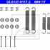 Sada příslušenství, brzdové čelisti ATE 03.0137-9117 (AT 669117)