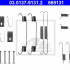 Sada příslušenství, brzdové čelisti ATE 03.0137-9131 (AT 669131)