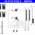 Sada příslušenství, brzdové čelisti ATE 03.0137-9153 (AT 669153)