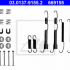Sada příslušenství, brzdové čelisti ATE 03.0137-9155 (AT 669155)
