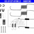 Sada příslušenství, brzdové čelisti ATE 03.0137-9190 (AT 669190)