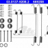 Sada příslušenství, brzdové čelisti ATE 03.0137-9208 (AT 669208)