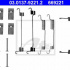 Sada příslušenství, brzdové čelisti ATE 03.0137-9221 (AT 669221)