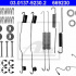 Sada příslušenství, brzdové čelisti ATE 03.0137-9230 (AT 669230)
