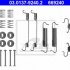 Sada příslušenství, brzdové čelisti ATE 03.0137-9240 (AT 669240)