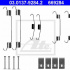 Sada příslušenství, brzdové čelisti ATE 03.0137-9284 (AT 669284)