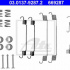 Sada příslušenství, brzdové čelisti ATE 03.0137-9287 (AT 669287)