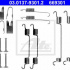 Sada příslušenství, brzdové čelisti ATE 03.0137-9301 (AT 669301)