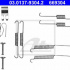 Sada příslušenství, brzdové čelisti ATE 03.0137-9304 (AT 669304)