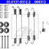 Sada příslušenství, brzdové čelisti ATE 03.0137-9312 (AT 669312)