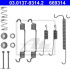 Sada příslušenství, brzdové čelisti ATE 03.0137-9314 (AT 669314)