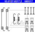 Sada příslušenství, brzdové čelisti ATE 03.0137-9317 (AT 669317)