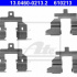 Sada příslušenství, obložení kotoučové brzdy ATE 13.0460-0213 (AT 610213)
