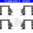 Sada příslušenství, obložení kotoučové brzdy ATE 13.0460-0337 (AT 610337)