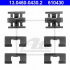 Sada příslušenství, obložení kotoučové brzdy ATE 13.0460-0430 (AT 610430)