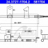 Lanko ruční brzdy ATE 24.3727-1704 (AT 581704)