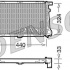 Chladič motoru DENSO (DE DRM05033)