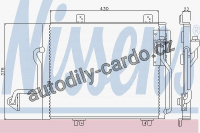 Chladič klimatizace NISSENS 94240