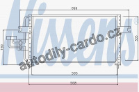 Chladič klimatizace NISSENS 94349