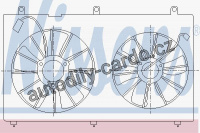 Ventilátor chladiče NISSENS 85270