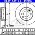Brzdový kotouč ATE 24.0112-0116 (AT 412116) - DACIA, RENAULT