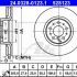 Brzdový kotouč ATE 24.0328-0123 (AT 528123) - Power Disc - VOLVO