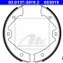 Sada brzdových čelistí ATE 03.0137-3019