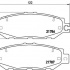 Sada brzdových destiček BREMBO P83036