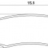 Sada brzdových destiček BREMBO P83024 - TOYOTA