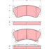 Sada brzdových destiček TRW GDB3391 - NISSAN ALMERA