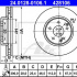 Brzdový kotouč ATE 24.0128-0106 (AT 428106) - MERCEDES-BENZ