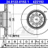 Brzdový kotouč ATE 24.0122-0152 (AT 422152) - AUDI, SEAT, VW