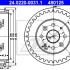 Brzdový buben ATE 24.0220-0031 (AT 480125) - KIA