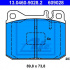 Sada brzdových destiček ATE 13.0460-9028 (AT 609028) - MERCEDES-BENZ