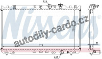 Chladič motoru NISSENS 62434