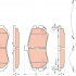 Sada brzdových destiček TRW GDB3431 - HYUNDAI ELANTRA 03-06