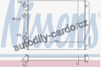 Chladič motoru NISSENS 65234A